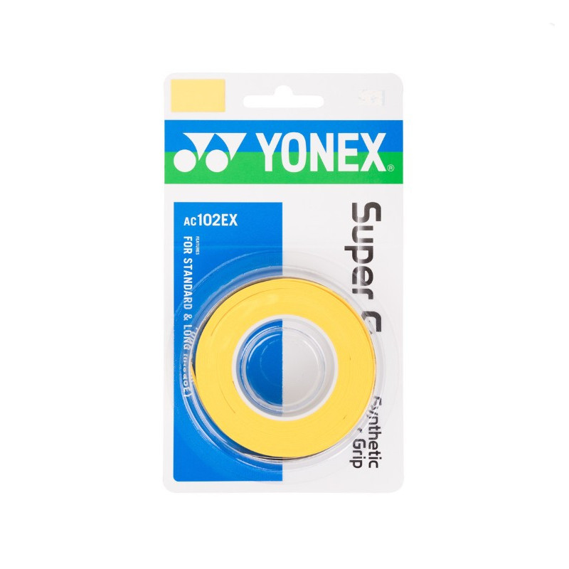 Yonex Super Grap Overgrip 3er gelb