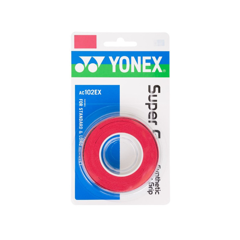 Yonex Super Grap Overgrip 3er rot