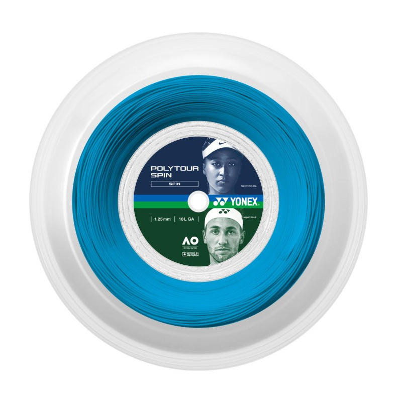 Yonex Poly Tour Spin 200m blau
